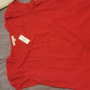 NWT Loft Red Blouse